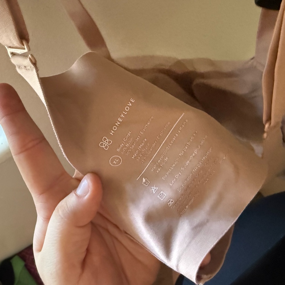 Honeylove Nude Tone Wireless Seamless Bra - Picture 4 of 4